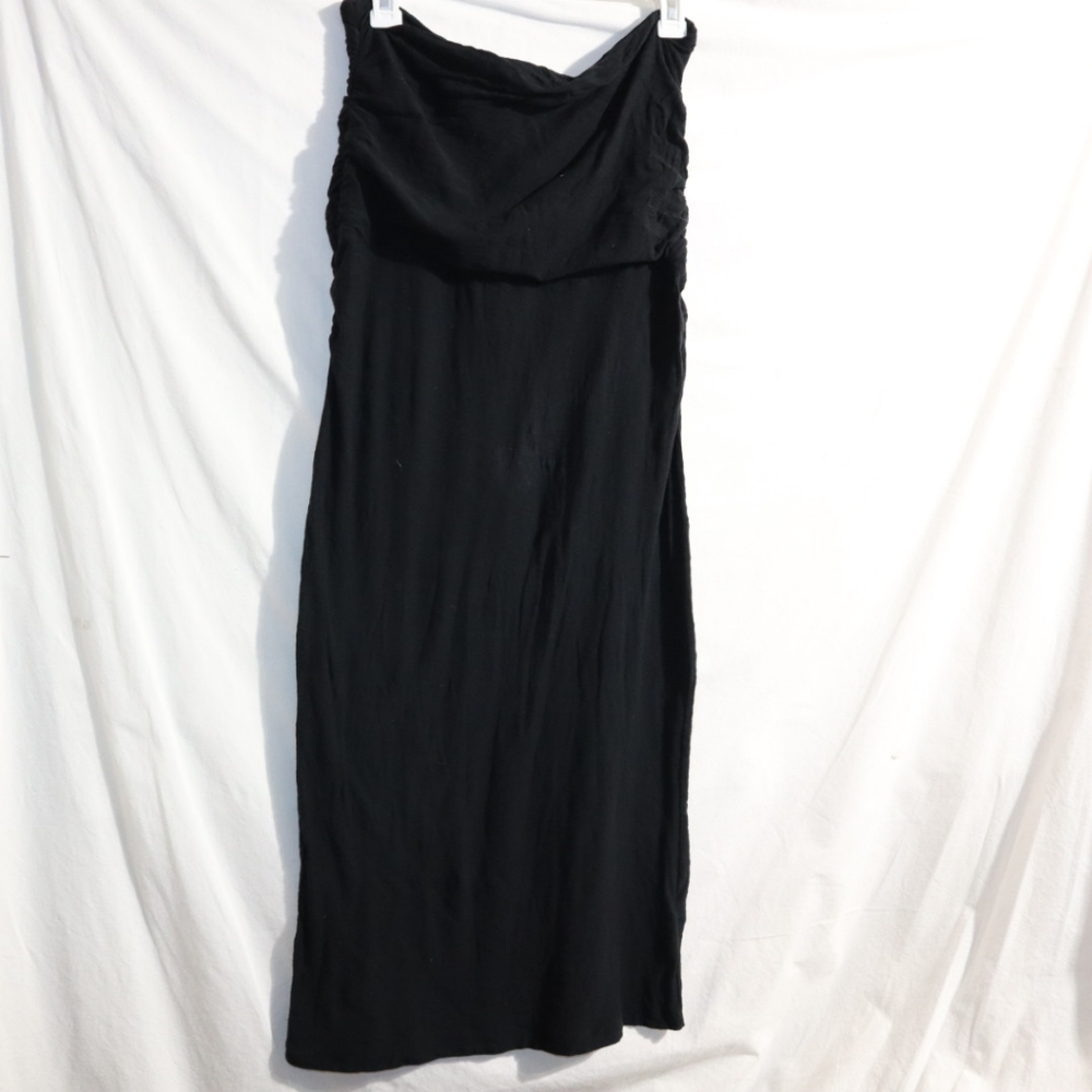 James Perse Tube Top Sleeveless Black Dress Size 3 USA Large - Picture 8 of 13